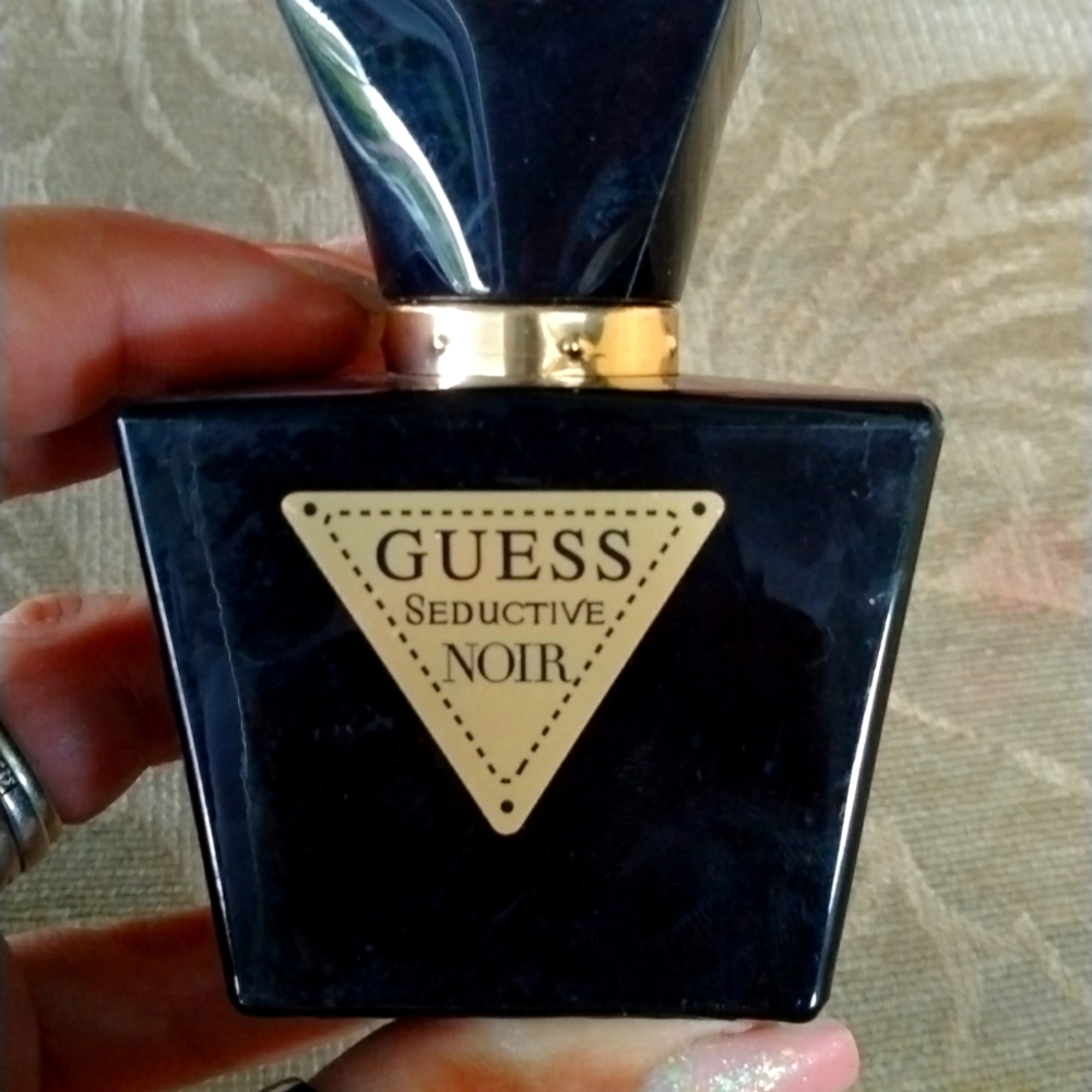 Bottle of guess perfume